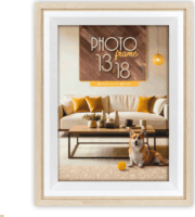 ZEP Bologna BG657C 13x18 cm Fa képkeret - Natúr