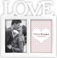 ZEP Madeira XC48W 2db 10x15 cm Kollázs Műanyag képkeret - Fehér