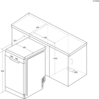 Candy CDPH 2D1047S Szabadonálló Mosogatógép 45cm 10 teríték - Fehér