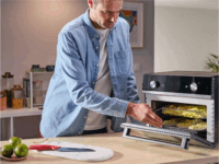 Tefal FW606810 Easy Fry Multifunkciós Forrólevegős Sütő 20L 1200 Watt - Fekete