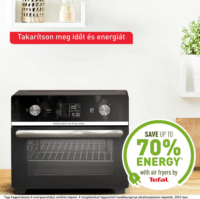 Tefal FW606810 Easy Fry Multifunkciós Forrólevegős Sütő 20L 1200 Watt - Fekete
