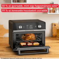 Tefal FW606810 Easy Fry Multifunkciós Forrólevegős Sütő 20L 1200 Watt - Fekete