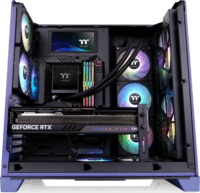 Thermaltake View 390 Air Midi Torony Számítógépház + 2db 120mm RGB ventilátor - Future Dusk