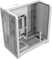 Thermaltake View 390 Air Midi Torony Számítógépház + 2db 120mm RGB ventilátor - Fehér