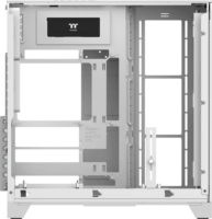Thermaltake View 390 Air Midi Torony Számítógépház + 2db 120mm RGB ventilátor - Fehér