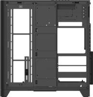 Thermaltake View 390 Air Midi Torony Számítógépház + 2db 120mm RGB ventilátor - Fekete