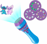 Lexibook Disney Stitch zseblámpa és projektor 3 cserélhető dia koronggal és 24 karakterrel