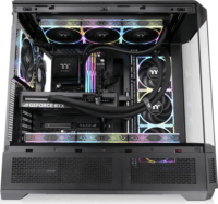 Thermaltake View 600 TG Full Tower Számítógépház - Fekete