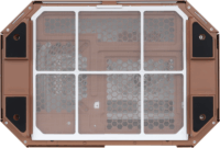 Thermaltake The Tower 600 Midi Torony Számítógépház - Világosbarna