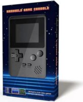 RETRO kézi játékkonzol 200 darab beépített játékkal - Fekete