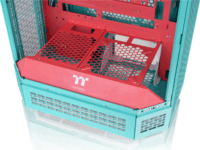 Thermaltake The Tower 600 Midi Torony Számítógépház - Mentakék/Piros