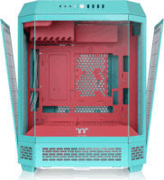 Thermaltake The Tower 600 Midi Torony Számítógépház - Mentakék/Piros
