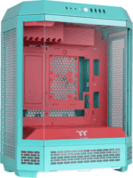 Thermaltake The Tower 600 Midi Torony Számítógépház - Mentakék/Piros