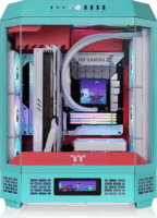 Thermaltake The Tower 600 Midi Torony Számítógépház - Mentakék/Piros