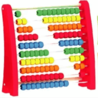 Fa számoló szivárványos abakusz - Többféle