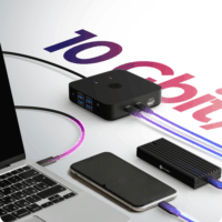 ICY BOX IB-DK4090-C USB-C Laptop Dokkoló Állomás 85W