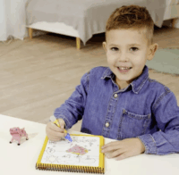 Simba Art&Fun Vizzel színező könyv figurával - Farm állatok