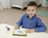 Simba Art&Fun Vizzel színező könyv figurával - Dinók