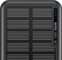 Boompods Obi Napelemes Powerbank USB-A + USB-C / 10,000mAh 10,5W - Fekete