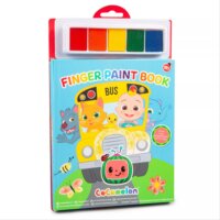 Jazwares Cocomelon Ujjfestő kifestőkönyv és festék készlet