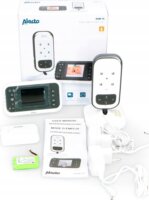 Alecto DVM-75 Akkus Digitális Babamonitor Bébiőr - Fehér / Antracit