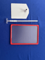 Irodai A4 Megállító Információs tábla - Piros