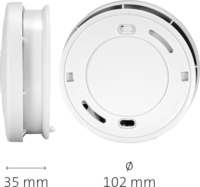 Alecto SA-110 Füstérzékelő 10 éves érzékelővel és akkumulátorral - Fehér