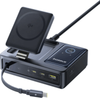 Baseus P10170902123-00 NOMOS Airpods és Telefon Wireless Mágnesesen töltő 140W - Fekete