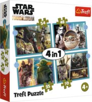 Trefl Star Wars Mandalorian 4 az 1-ben 35/48/54/70 darabos puzzle