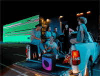 Sencor SSS Partycon Bluetooth Hordozható Party Hangszóró Mikrofonnal 100W - Fekete