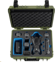 B&W PP.221.BG.Mavic4 DJI Pro Drón vízálló Hordtáska - Zöld