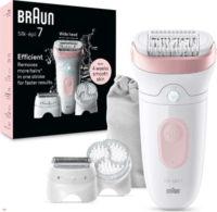 Braun Silk-épil SE7-060 MicroGrip Epilátor - Fehér / Rózsaszín