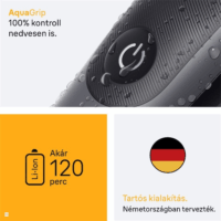 Braun 10AS490184 Vezeték nélküli Akkus Nedves-Száraz Testszőrnyíró - Fekete / Szürke