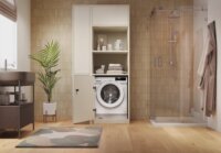 Candy BC4S485M4D8-S Mosó-szárítógép - Fehér