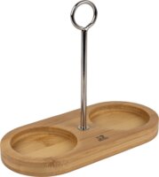 Peugeot Linea Bambusz Tartó 2 só- és borsdarálóhoz 17 cm - Natúr
