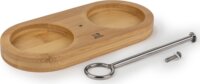 Peugeot Linea Bambusz Tartó 2 só- és borsdarálóhoz 17 cm - Natúr