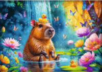 Trefl 10949 - Capybara 1000 Darabos Puzzle