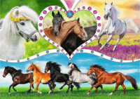 Trefl 13248 - Gyönyörű Lovak 200 Darabos Puzzle
