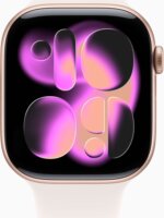 Apple Watch S11 46mm GPS Okosóra M/L Lágy rózsaszín sportszíjjal - Rózsaarany