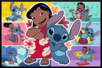 Trefl 13334 - Lilo & Stitch 2 az 1-ben 200 Darabos Puzzle