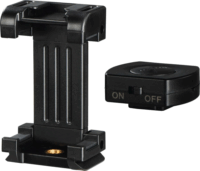 Hama 4633 Smartphone Mount Pro II Csavarozható Mobiltelefon tartó + Bluetooth távirányító max 3,7" - Fekete