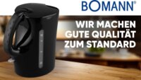 Bomann WK 6079 CB Vízforraló 1.7L 2200 Watt - Fekete