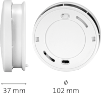 Alecto SA-19-5 Elemes Füstérzékelő - Fehér