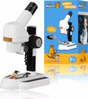 DieMaus 9810301 Incident fény Mikroszkóp gyerekeknek 20x nagyítás nagyítással