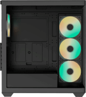 RAIDMAX i800CBF Full Tower Számítógépház + 1db 360mm ventilátor + 1db 120mm ventilátor - Fekete