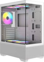 RAIDMAX i802AWS Full Tower Számítógépház + 5db 120mm ventilátor - Fehér