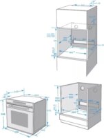 Midea 7NP30T0B Beépíthető Elektromos sütő - Fekete