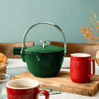 Staub Öntöttvas Teáskanna 1.15L - Zöld