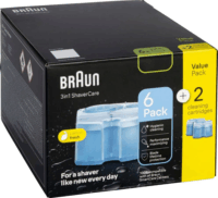 Braun CCR 6+2 Tisztítópatron készlet Braun Clean & Renew borotvához (8db / csomag)