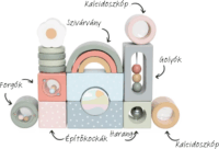 JaBaDaBaDo Interaktív fa építőkészlet bébijáték
